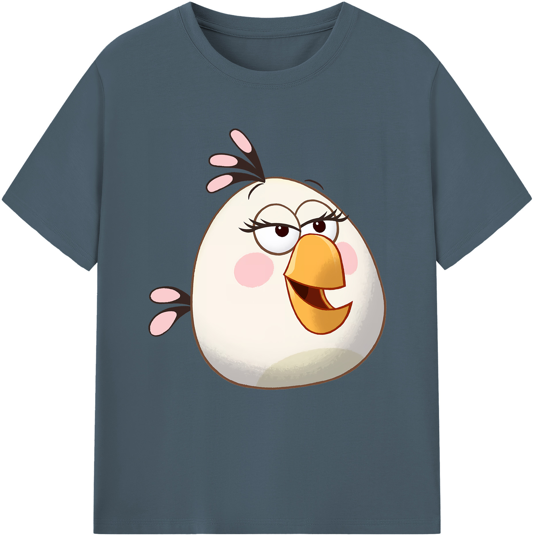 （画像用） Angry Birds アングリーバード 綿100％半袖Tシャツ（フロントプリント）
